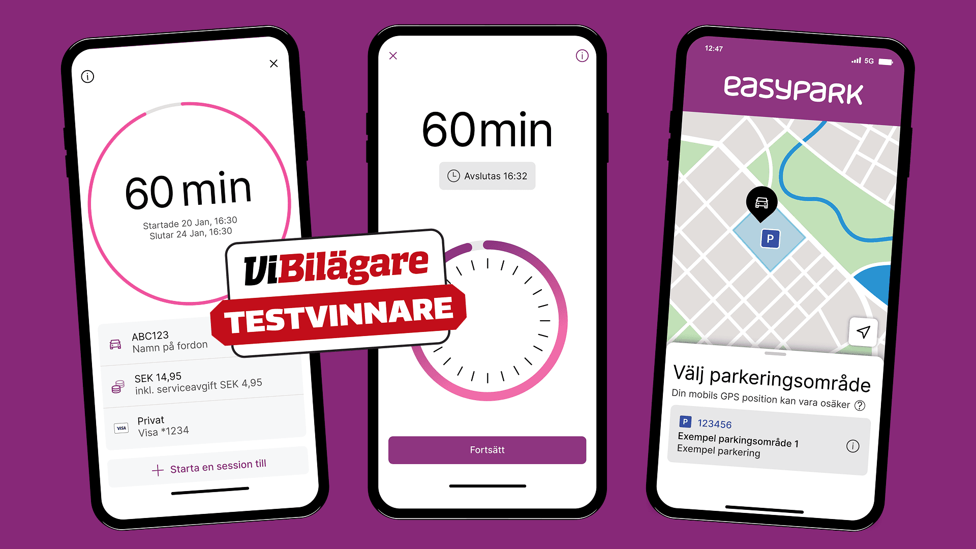 easypark testvinnare sverige